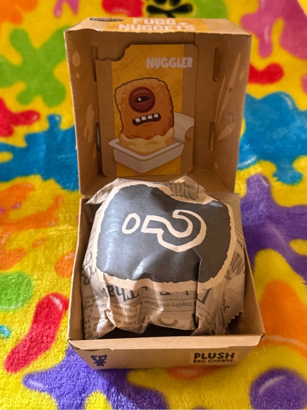 BNWP fuggler fugg bugg plush keychain-Nuggler